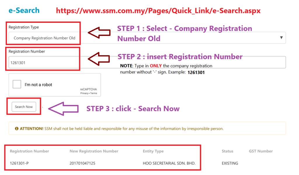 How To Obtain New Registration Number Format Check Company Number